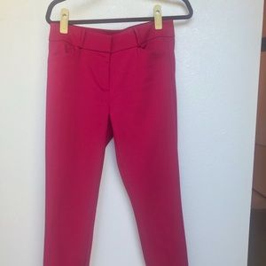 Loft Marisa skinny dress pant as 6 - pink